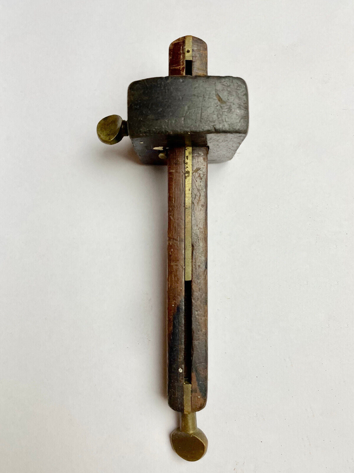 Antique Brass & Rosewood 8" Scribe