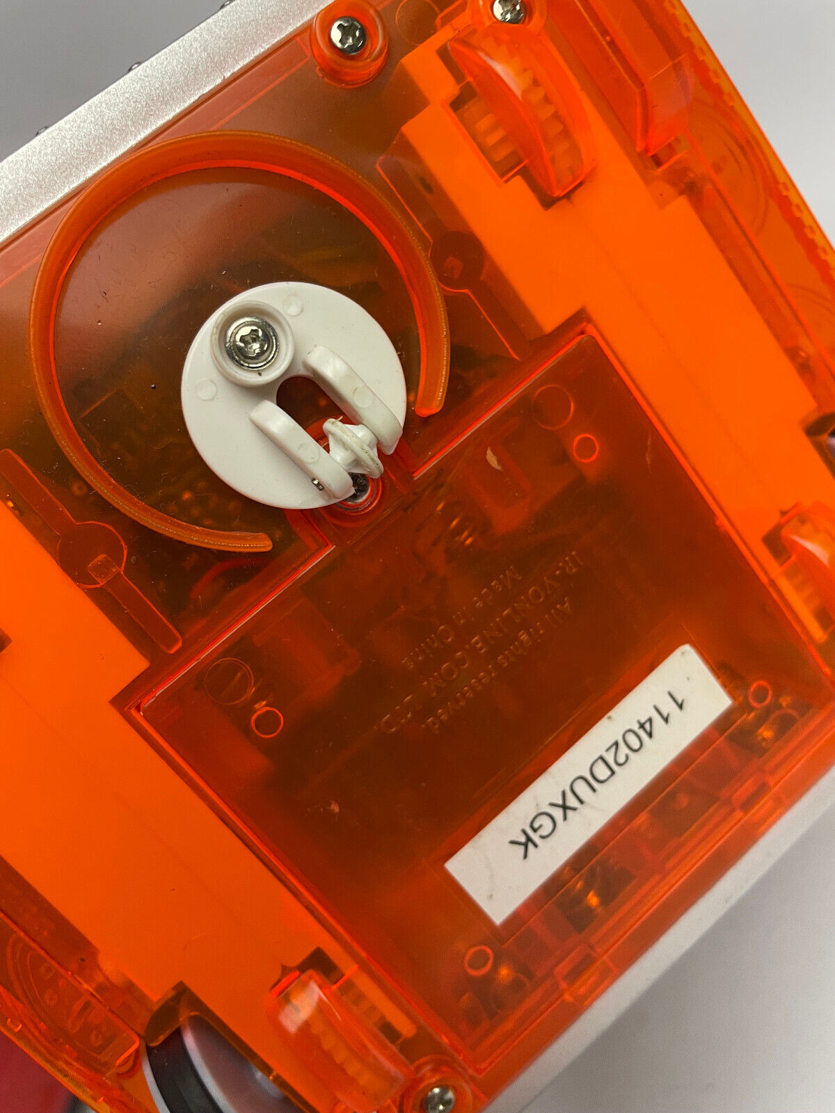 Furby fake IR-V 2001 knockoff furby LCD screen orange and silver EXTREMELY RARE