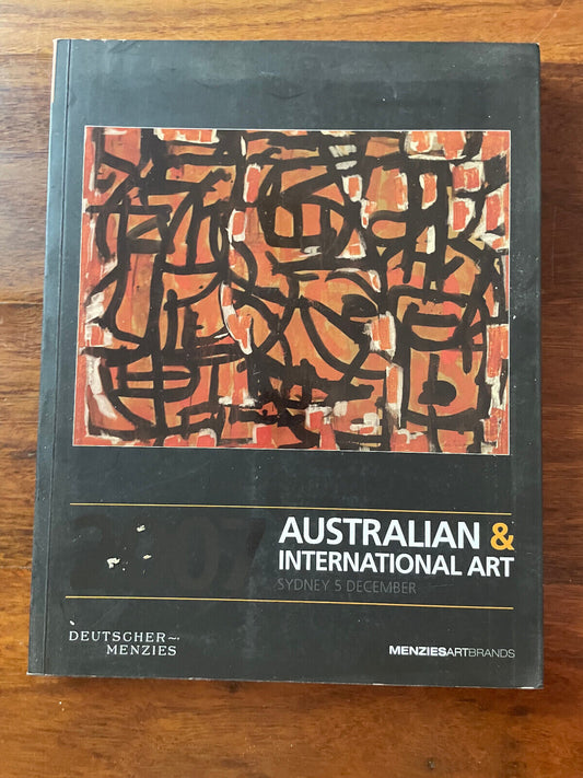 AUSTRALIAN & INTERNATIONAL ART SYDNEY 5 DECEMBER DEUTSCHER- MENZIES
