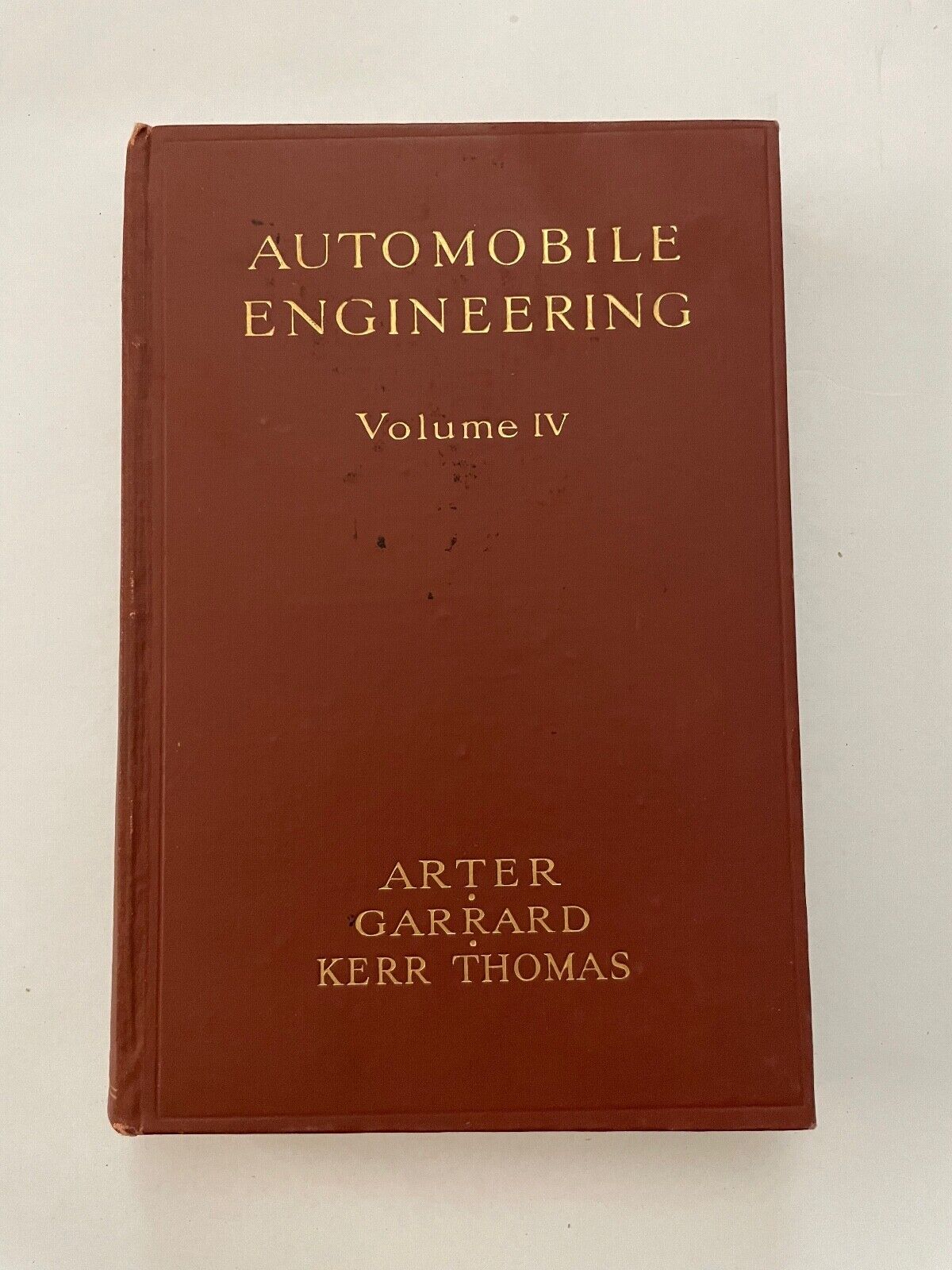Automobile Engineering Vol IV and Vol V (two volumes) Kerr Thomas