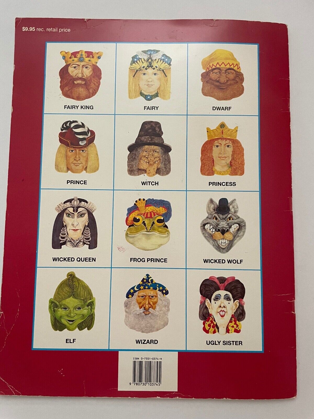 The Big Book of Fairytale Masks large format by Angela Holroyd, David Anstey