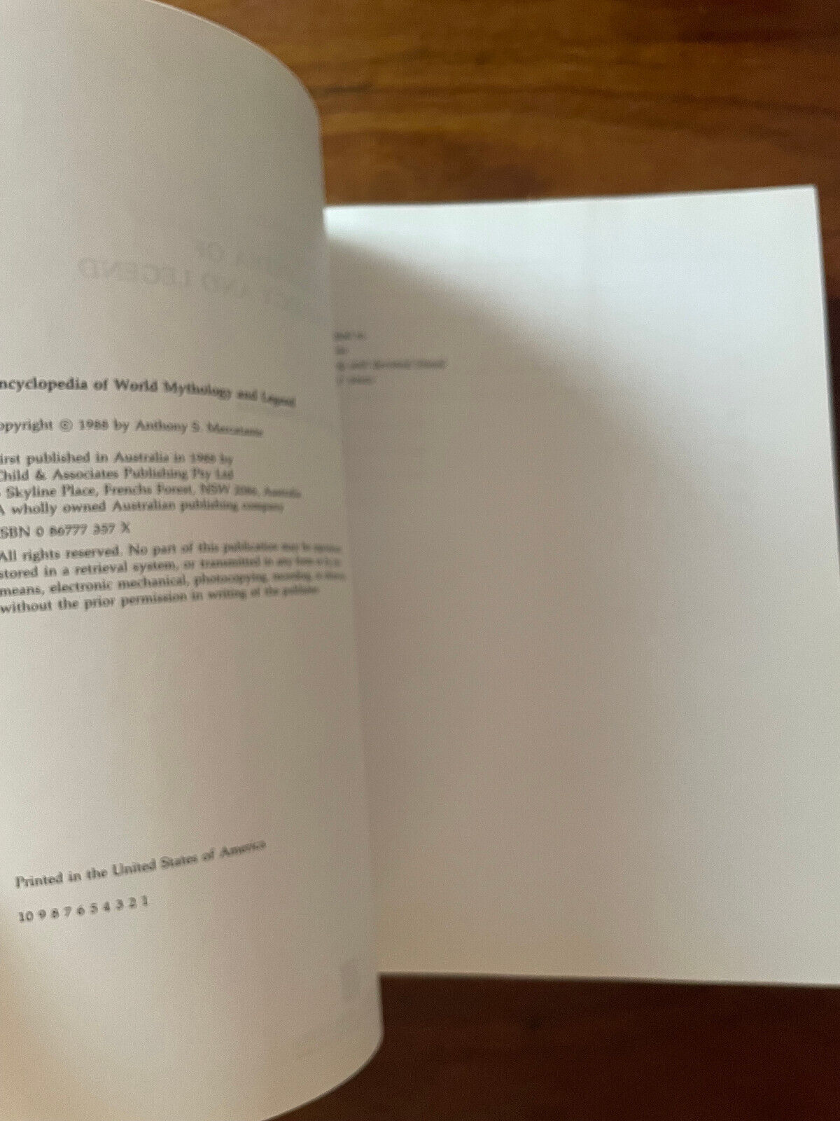 The Facts On File Encyclopedia Of World Mythology And Legend By Anthony S. M