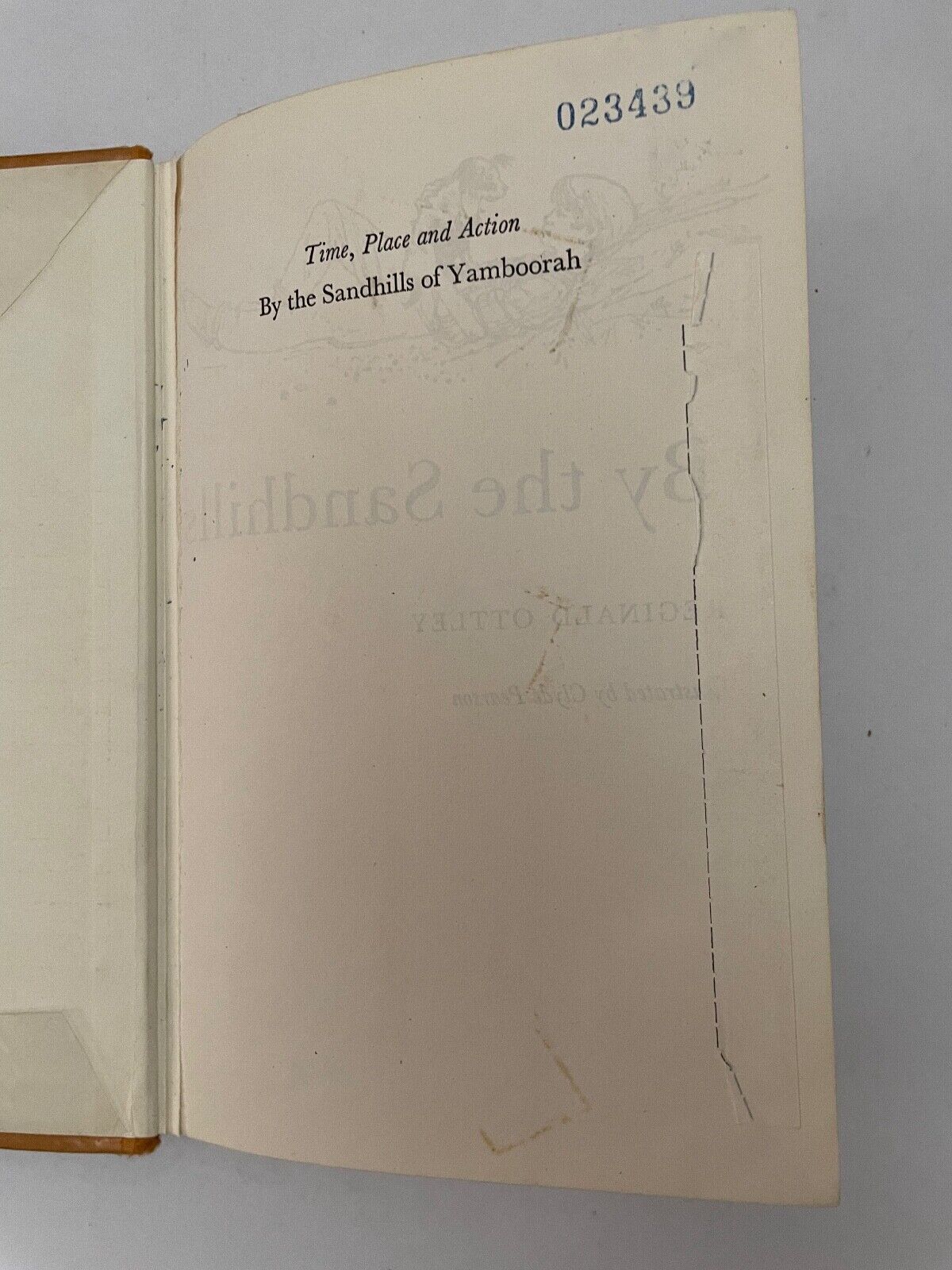 By the Sandhills of Yamboorah by Reginald Ottley (Hardcover, 1965)