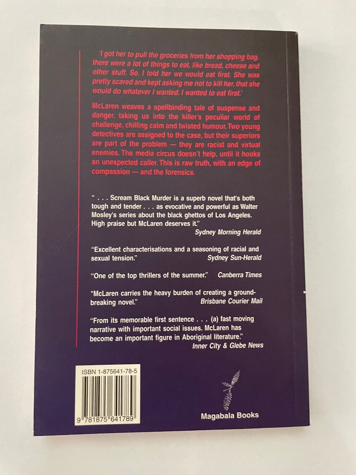 Scream Black Murder by Philip McLaren (Paperback, 2001)