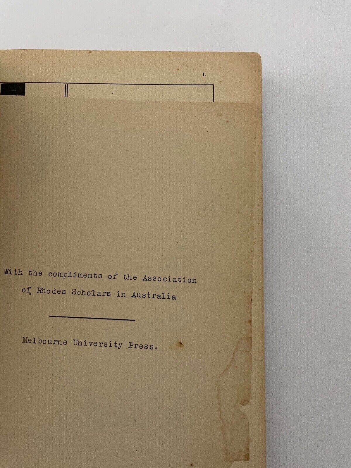 The Australian Rhodes Review No 2 1936