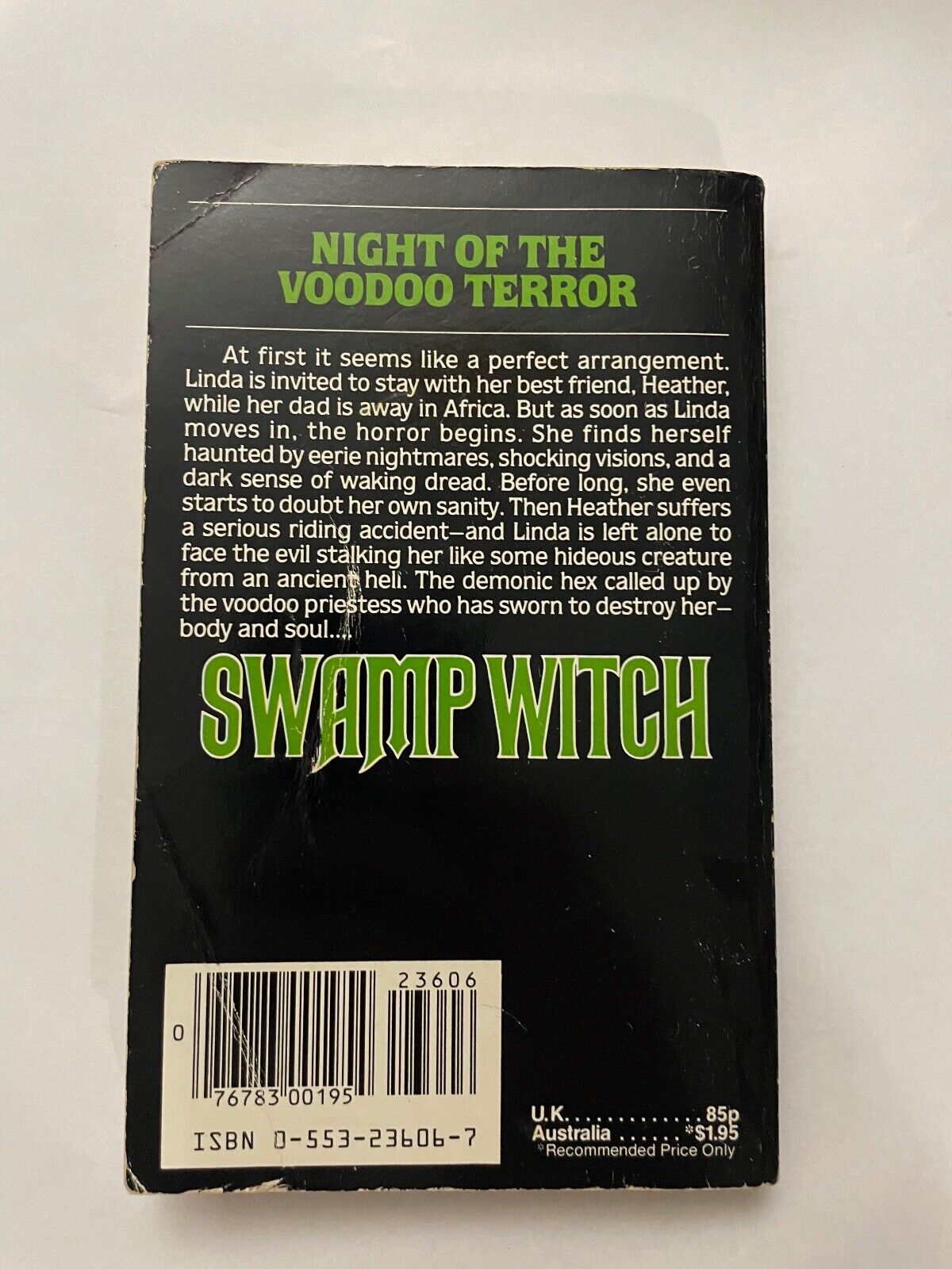 Swamp Witch (Dark Forces) by L Bridges & P Alexander (Paperback, 1983) 1st ed