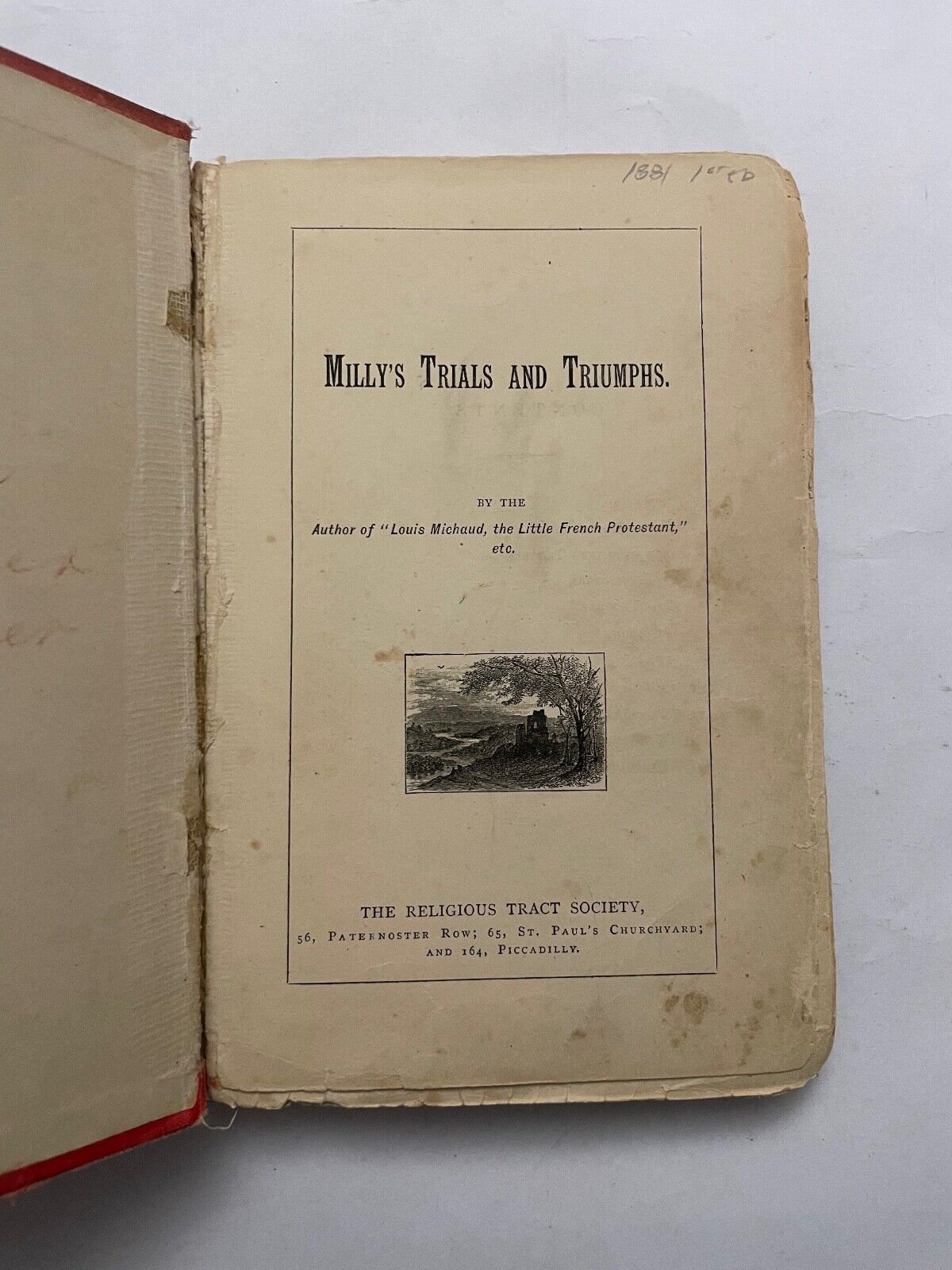 Milly's trials and triumphs, by the author of 'Louis Michaud' by Mary E. Gellie