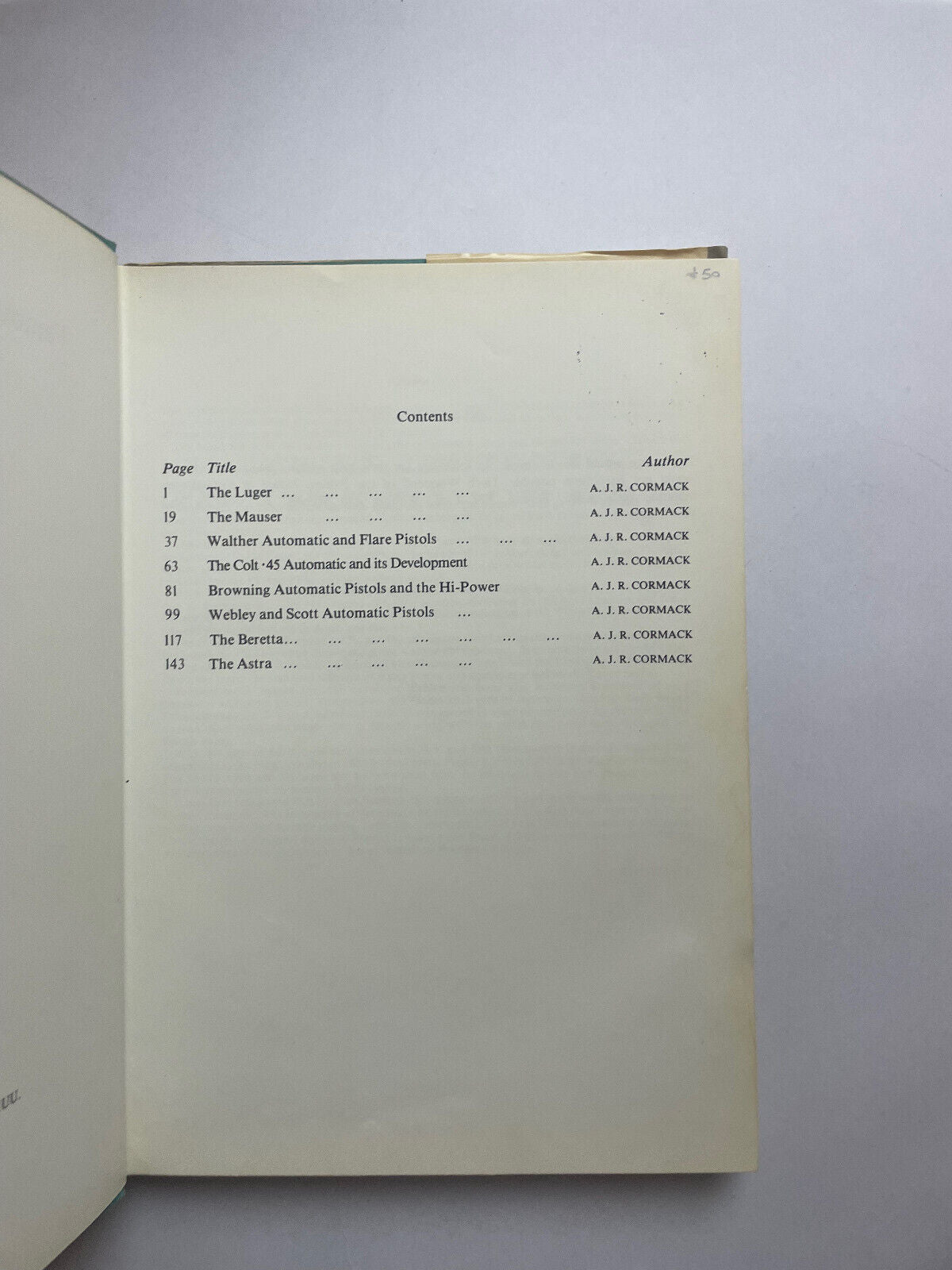 Famous Pistols and Hand Guns by A. J. R Cormack