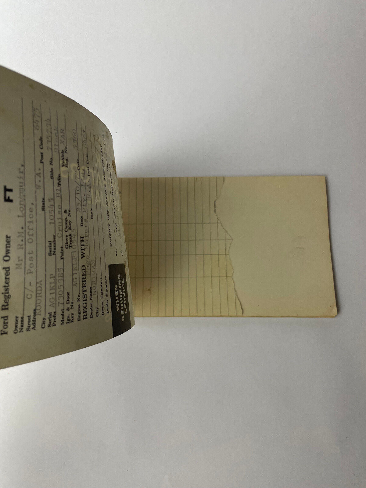 Ford Truck Operators Manual F Series Genuine Unused Australian