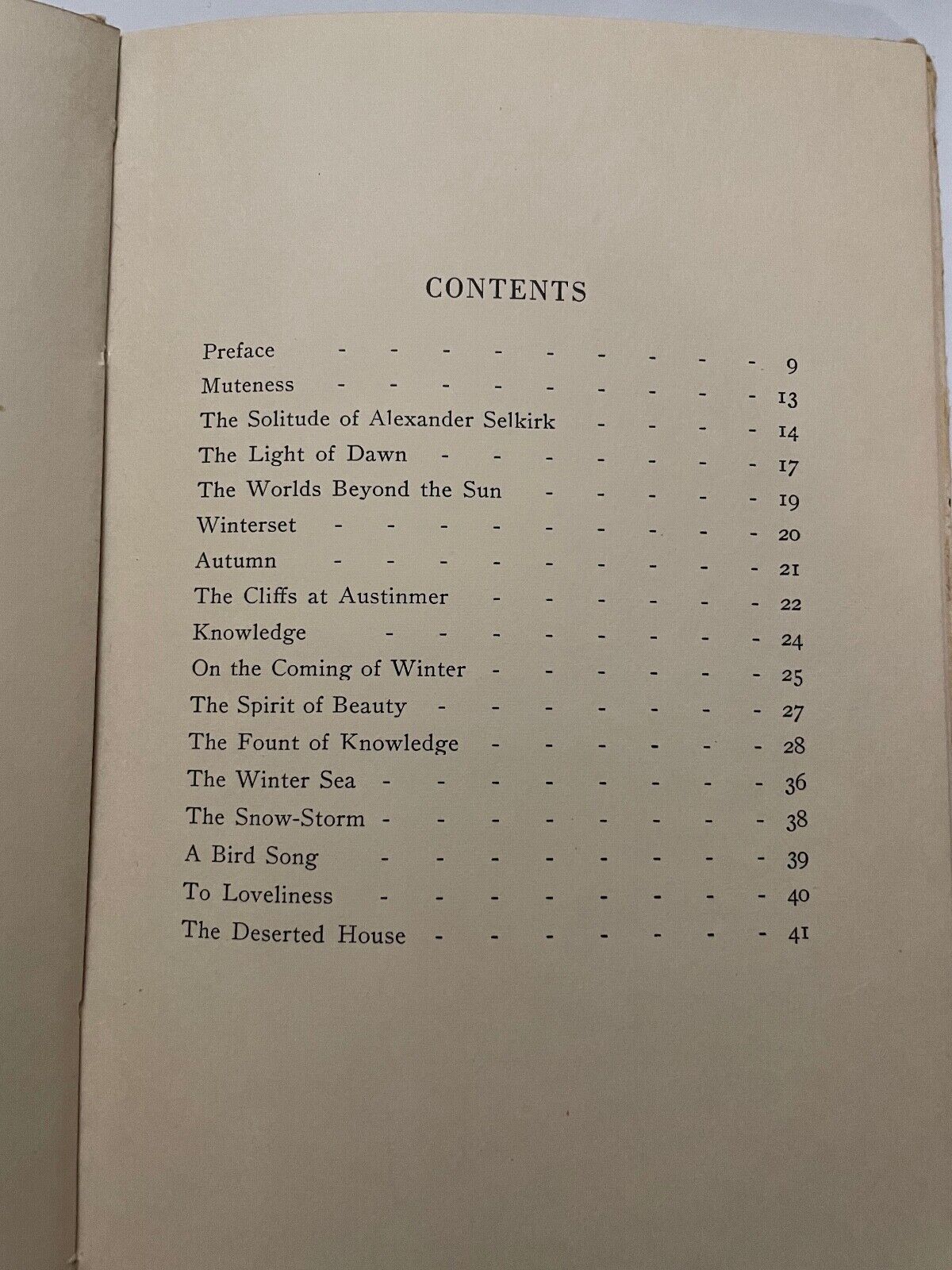 SELECTED POEMS by Andrew White (A.I.F.)