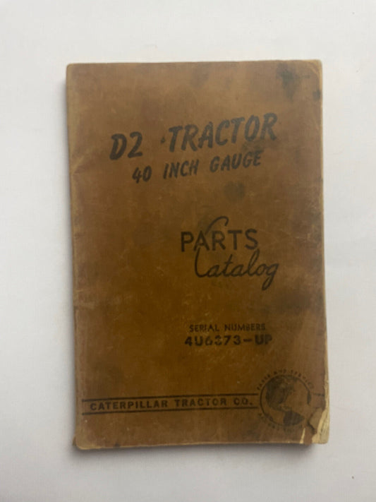 CAT CATERPILLAR D7 CRAWLER TRACTOR DOZER BOOK MANUAL S/N 7M 3TI