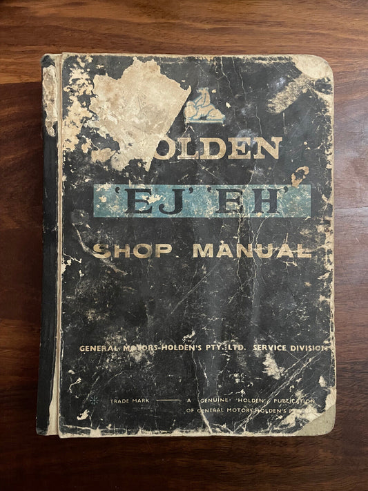 Genuine Holden EJ EH Shop Manual General Motors GMH