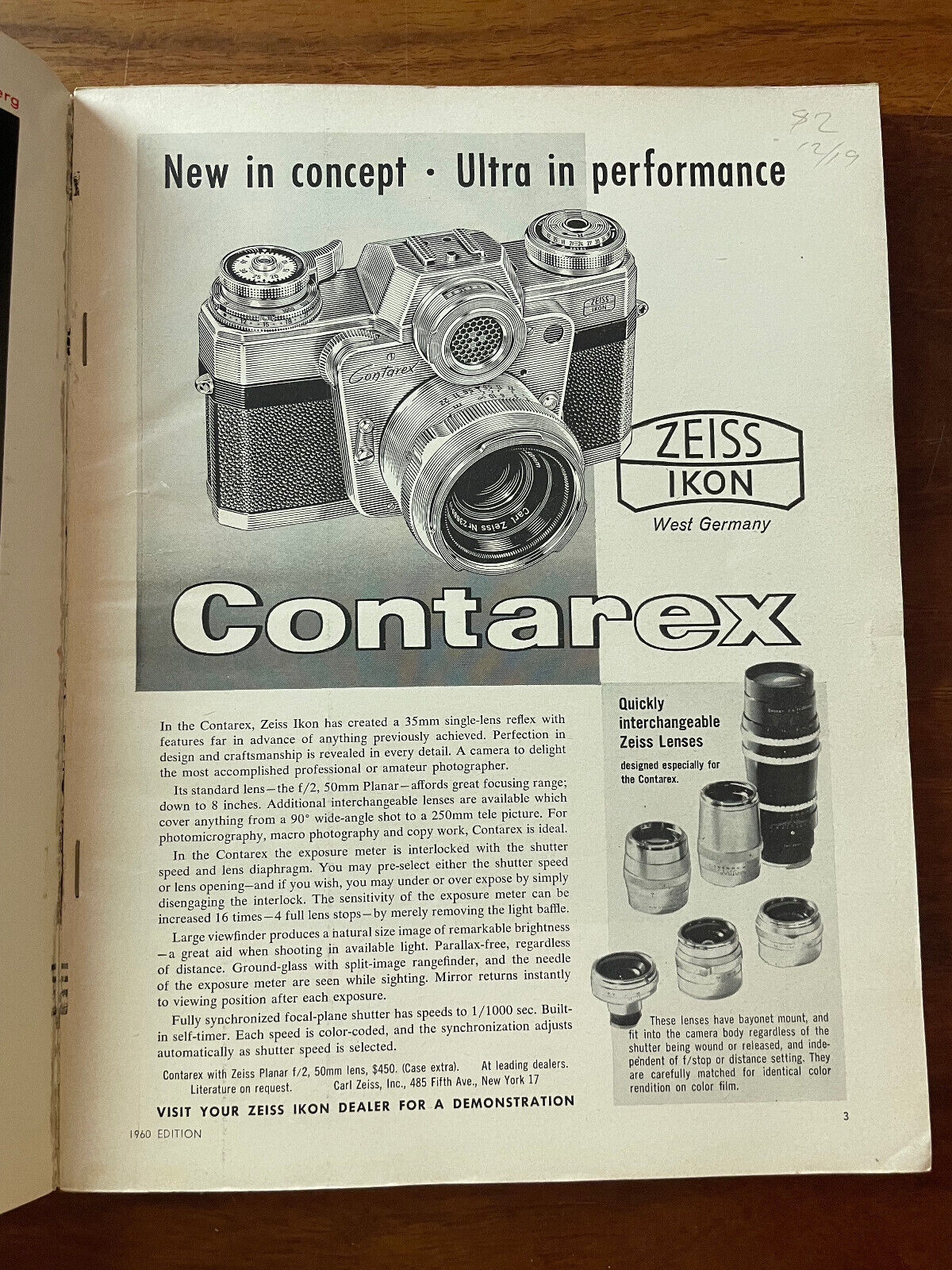 COLOR PHOTOGRAPHY ANNUAL MAGAZINE 1960