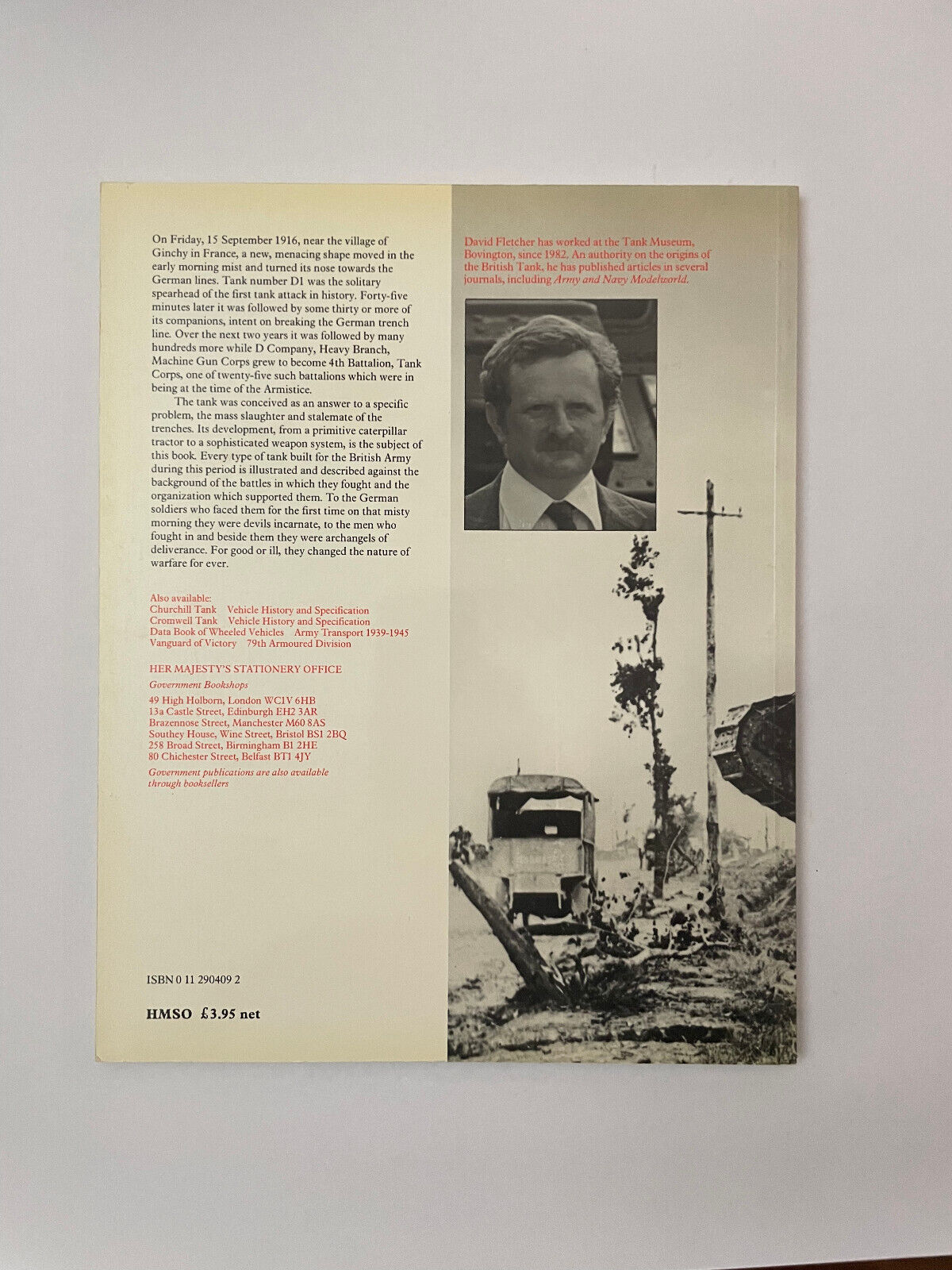 Landships: British Tanks in the First World War by Fletcher, David