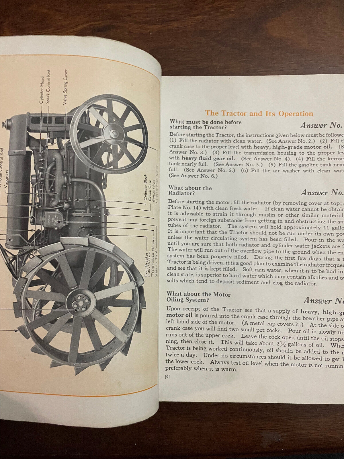 Fordson Tractor Owners Manual 1922 1923 1924 1925 1926 1927 1928 1929 User Guide