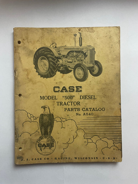 Case Tractor Model D, DC, DO & DV Series Parts Manual