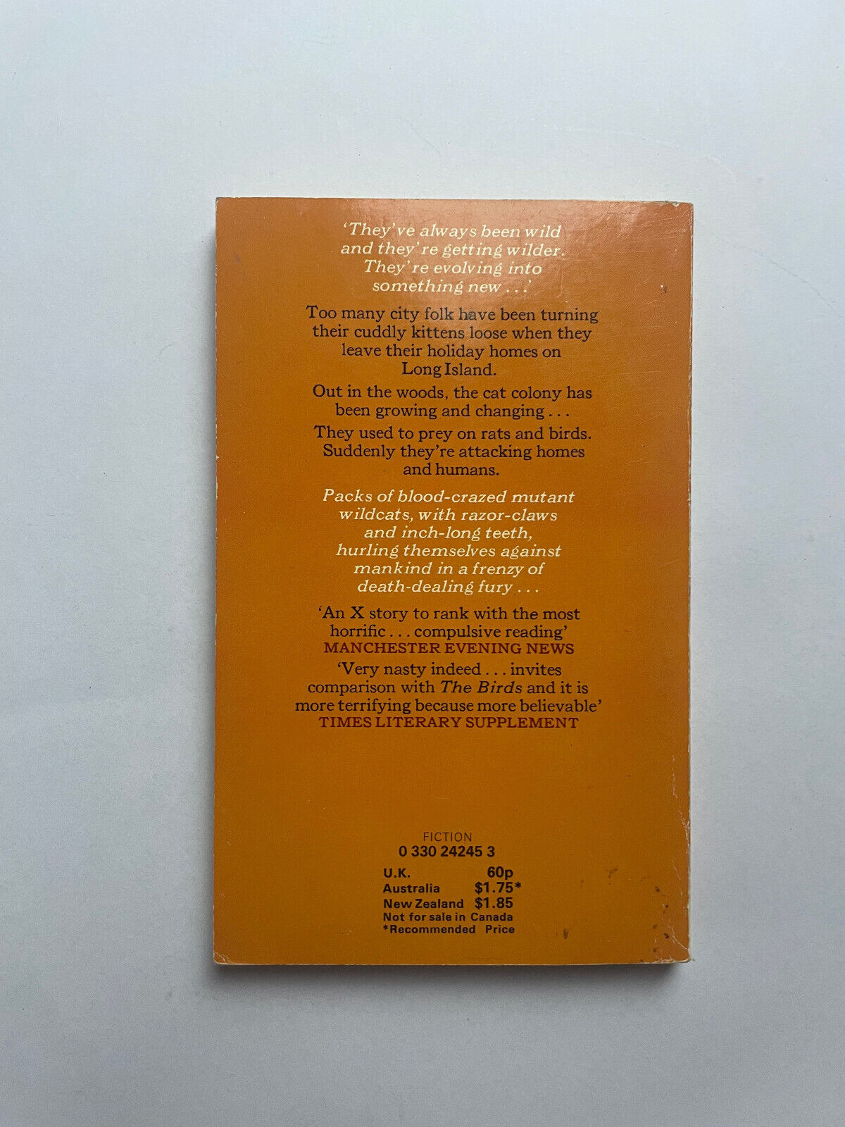 The Cats by Berton Roueche Pan Edition