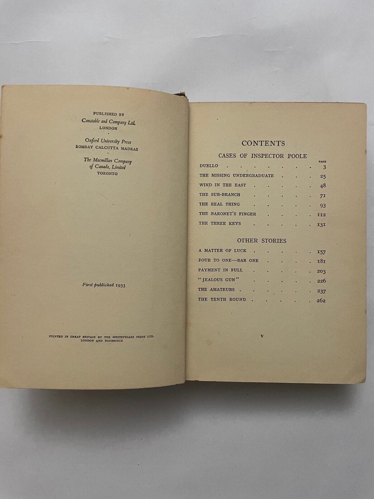 Policeman's Lot by Henry Wade (Pseudonym of Sir Henry L. Aubrey-Fletcher) 1st ed