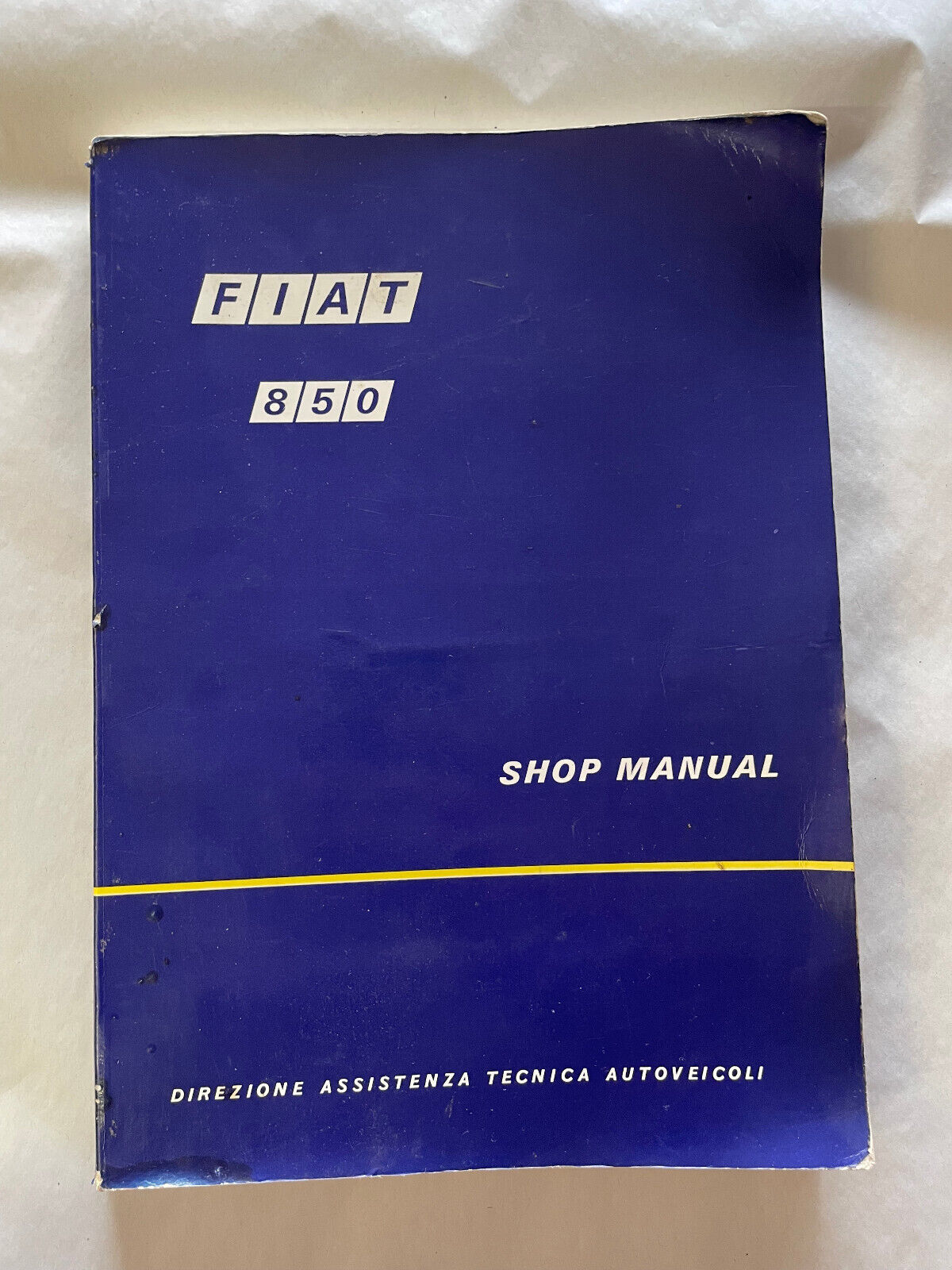 FIAT 850 SALOON , COUPE & SPIDER (1964-71) ORIGINAL FACTORY SERVICE MANUAL