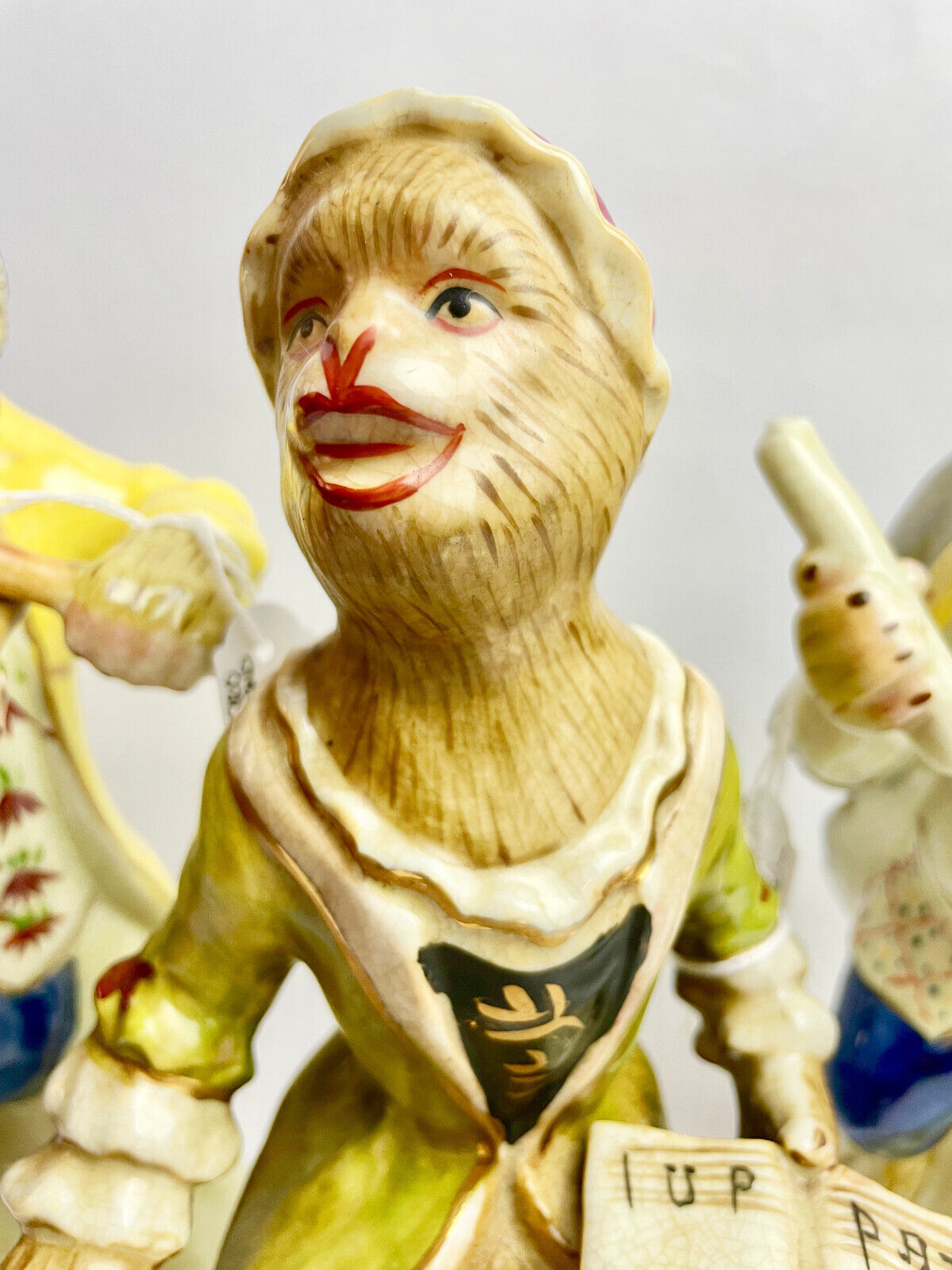 Reproduction German Pottery Monkey Band Members
