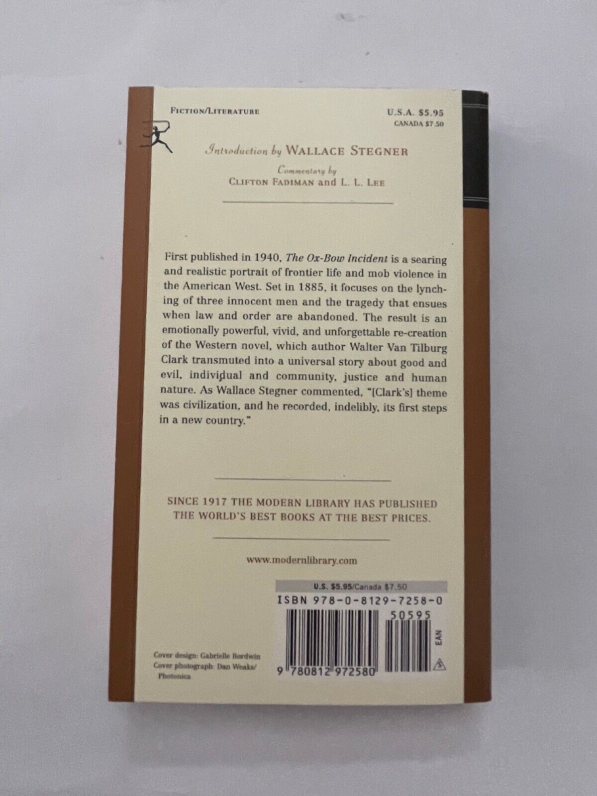 The Ox-Bow Incident (Modern Library Classics)