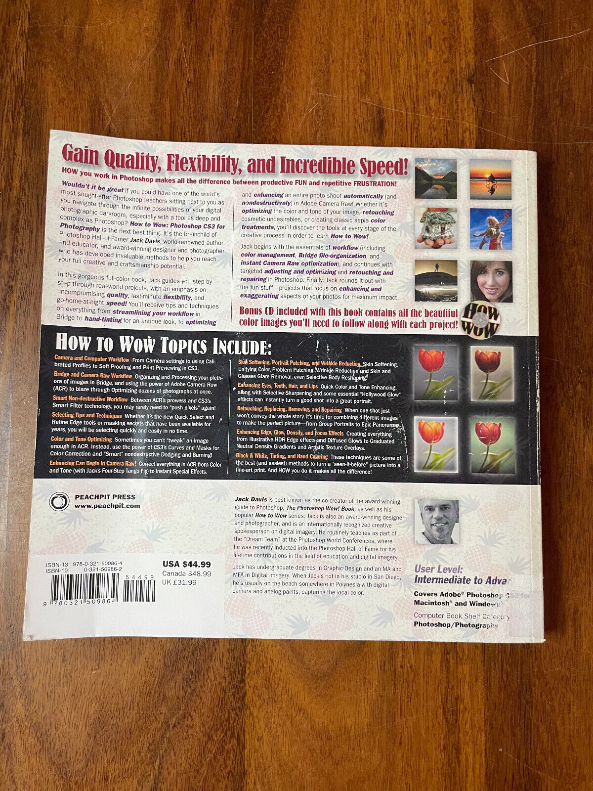 Jack / Ben Davis & Willmore HOW TO WOW: PHOTOSHOP FOR PHOTOGRAPHY 1st Ed. SC Boo