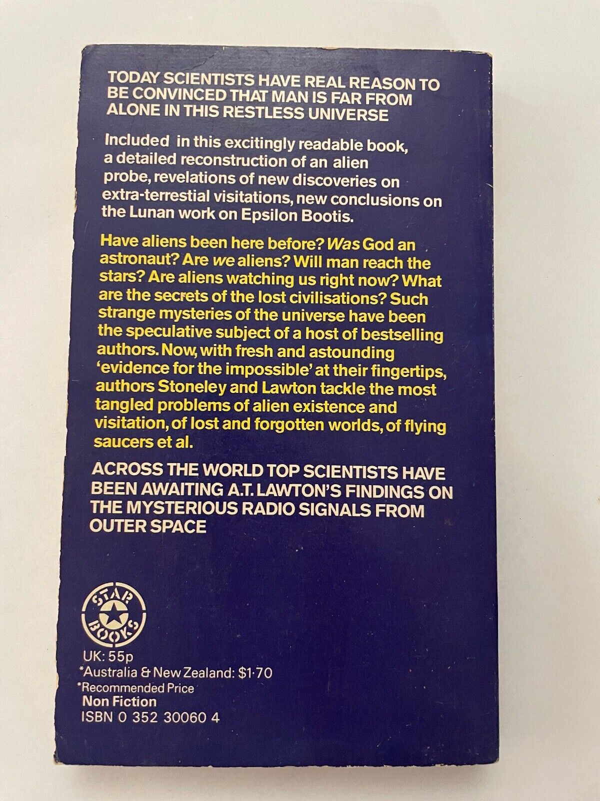 is anyone out there by Jack Stoneley and A.T.Lawton