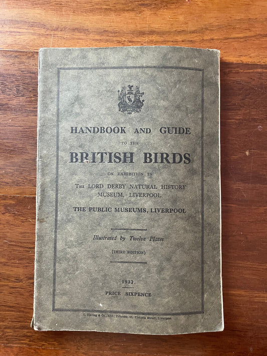 Handbook and Guide to the British Birds on Exhibition by Joseph Clubb