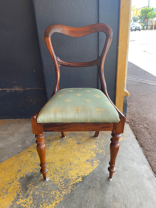 Victorian Rosewood Heart Shape Back Chair