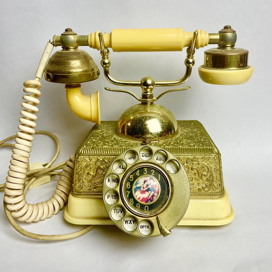 Vintage Ornate French-Style Telephone