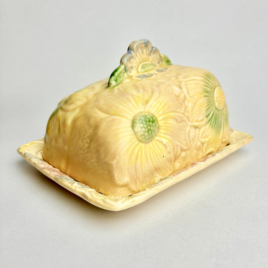 Kensington Ware Majolica Cheese Dish and Cover