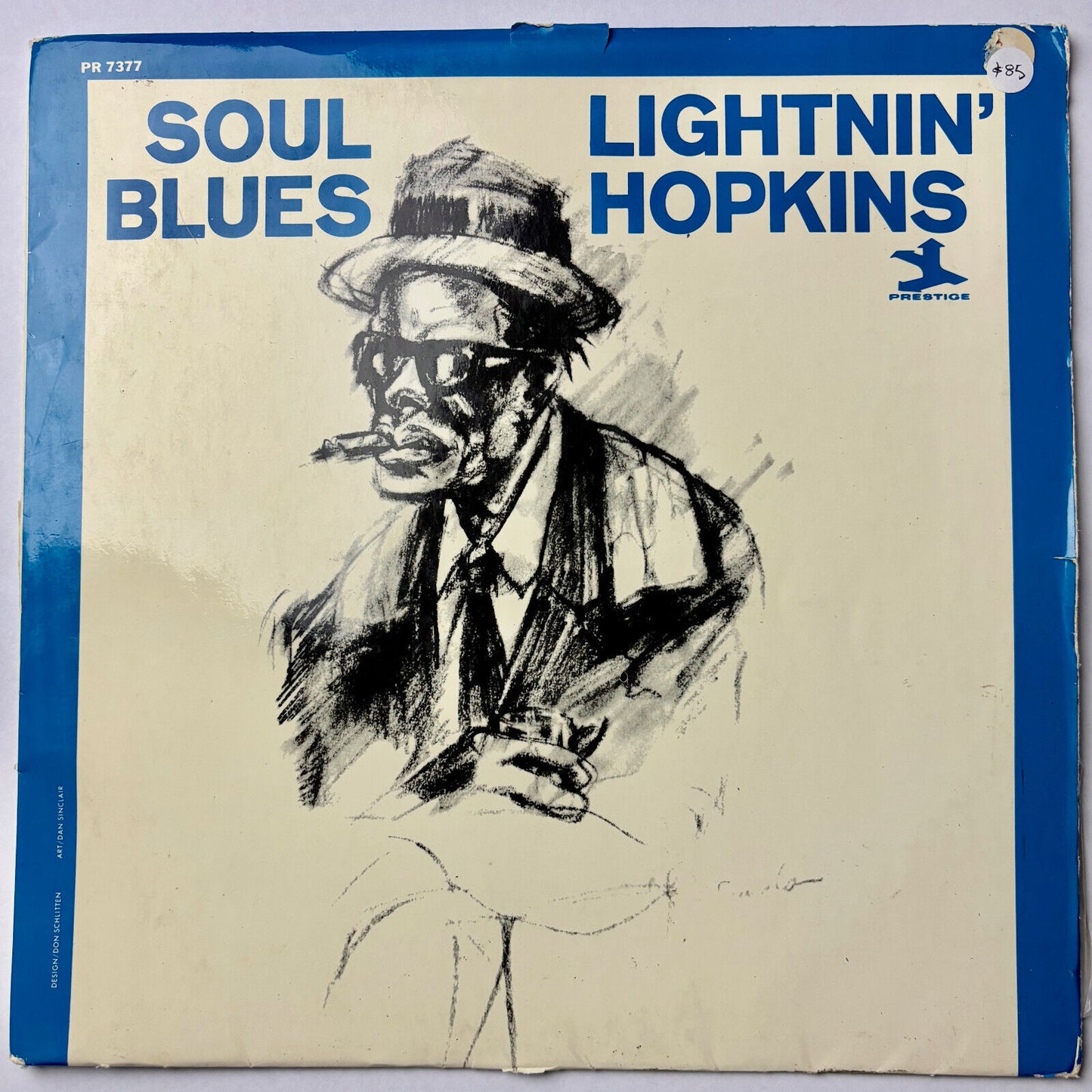 Soul Blues by Lightnin' Hopkins (Prestige, 1972) PR 7377 PRT 7377