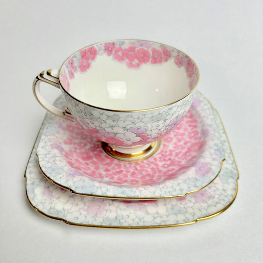 Pink Art Deco Paragon Trio