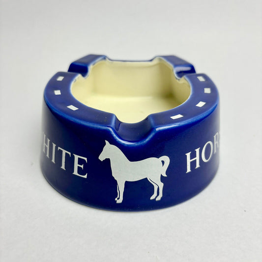 White Horse Whisky Horseshoe Ashtray