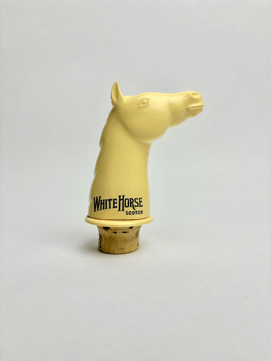 White Horse Whisky Horse Head Plastic Stopper