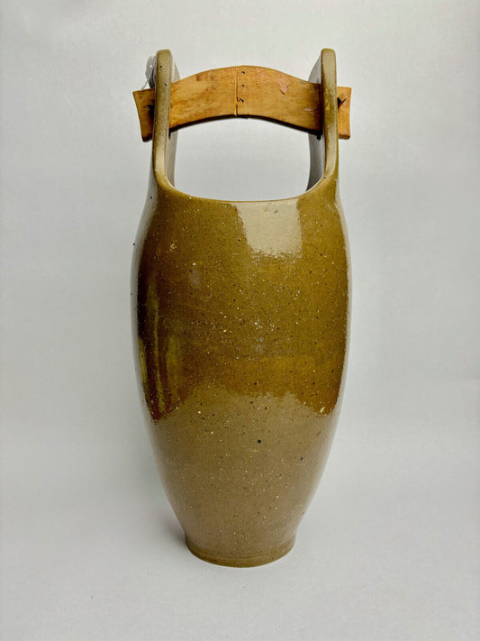 Vintage Japanese Jug  with Timber Handle