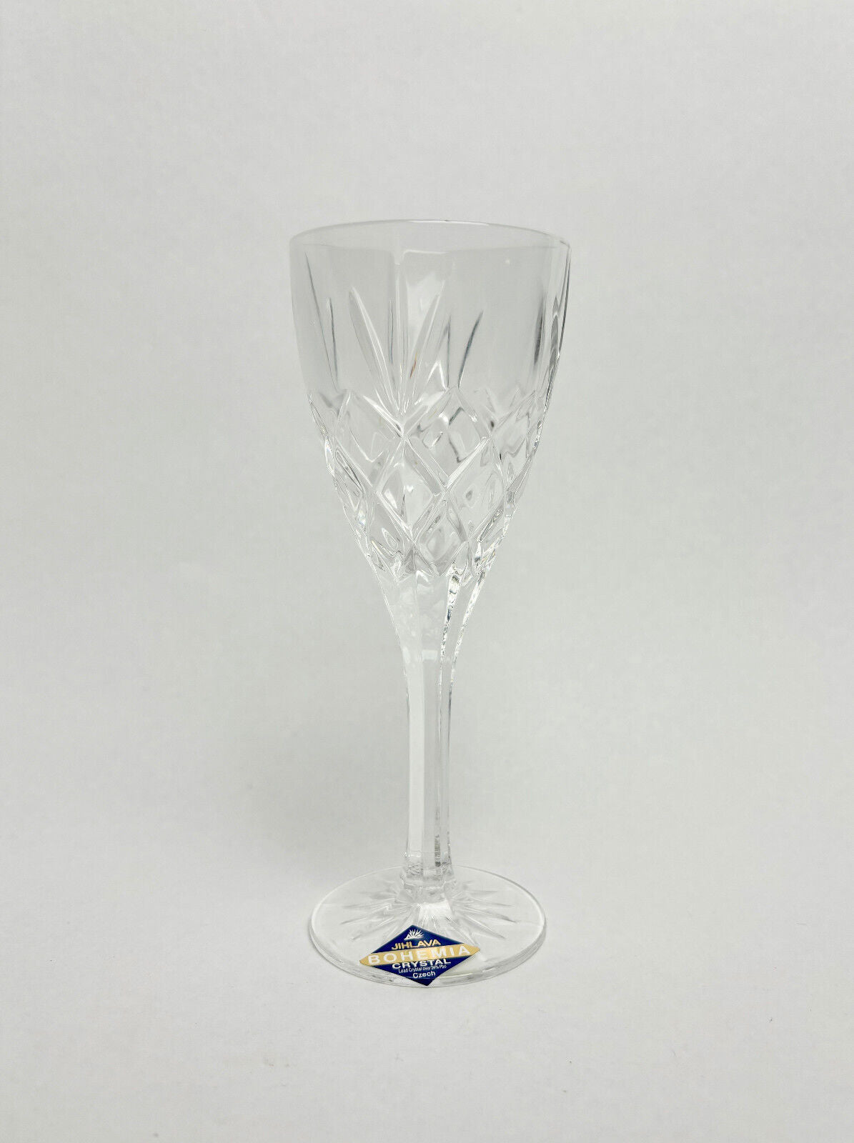 Bohemia Lead Crystal 7-piece set decanter glasses