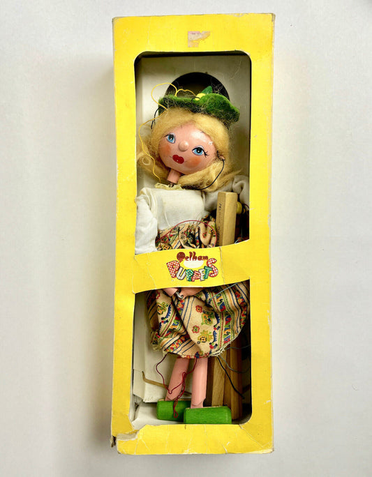 Vintage Pelham Puppet Type SS Mitzi Girl (boxed)