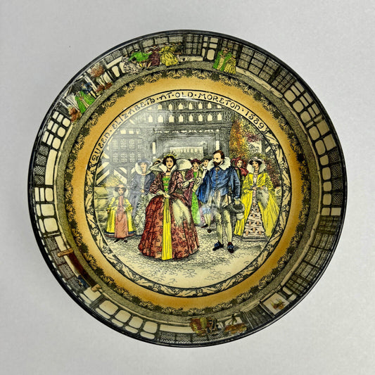 Royal Doulton Old Moreton Hall Bowl Queen Elizabeth at Old Moreton 1589