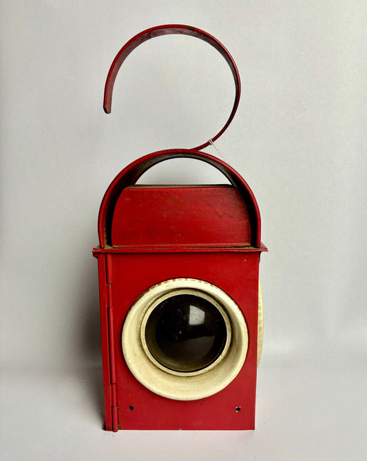 Vintage Red Railway Lantern (extra large)
