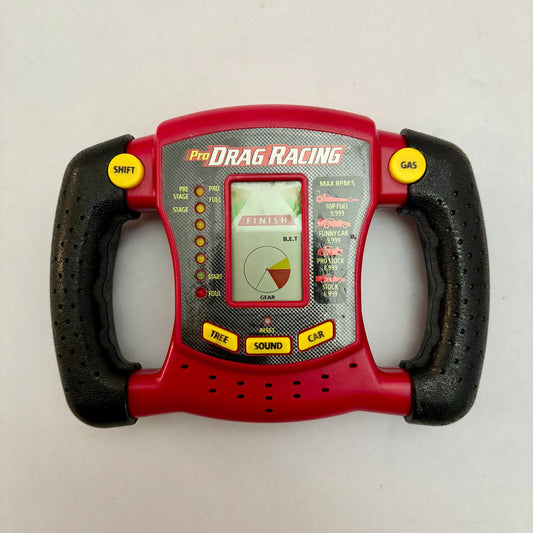 Hasbro Pro Drag Racing Electronic Handheld Game 40865 Vibration Vintage 1997