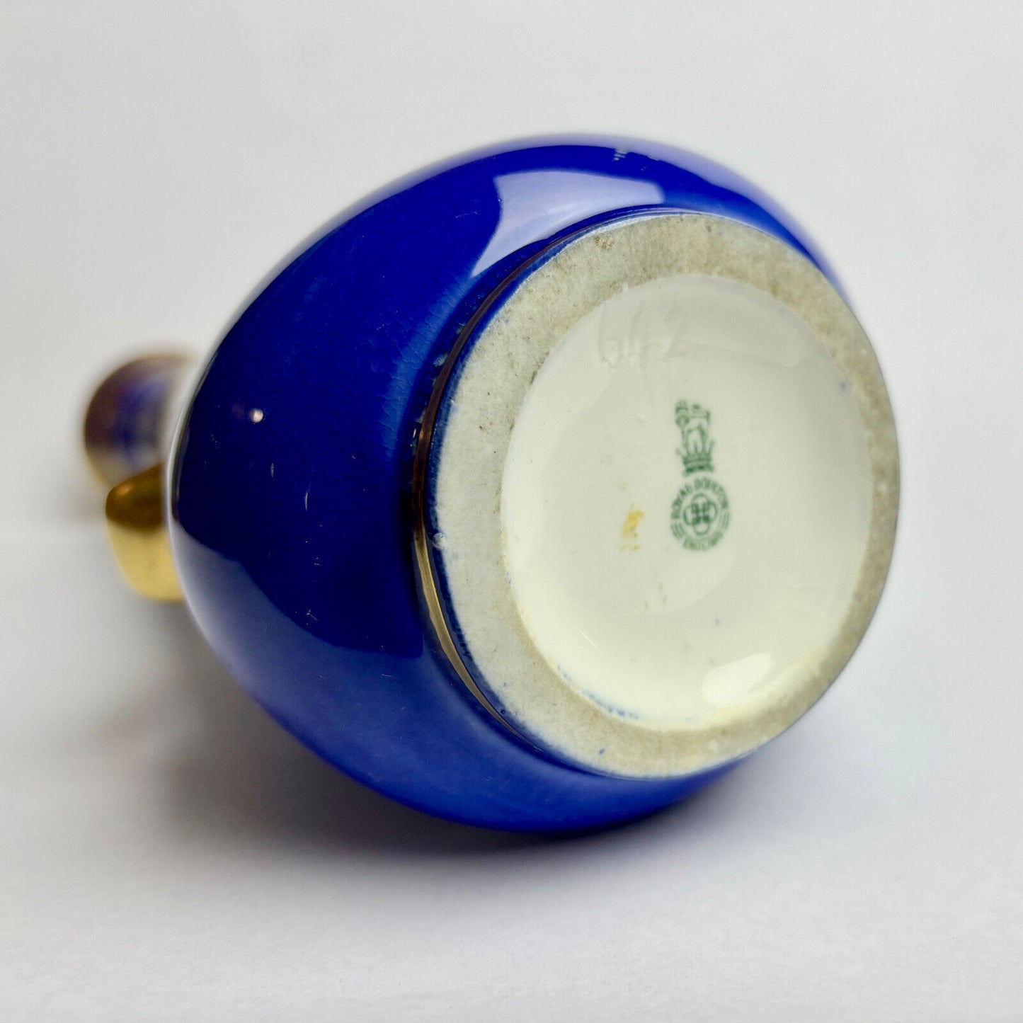 Royal Doulton Blue Mother & Child Vase