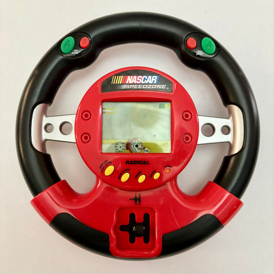 1998 Nascar Speedzone Radical Steering Wheel Toy Electronic Game