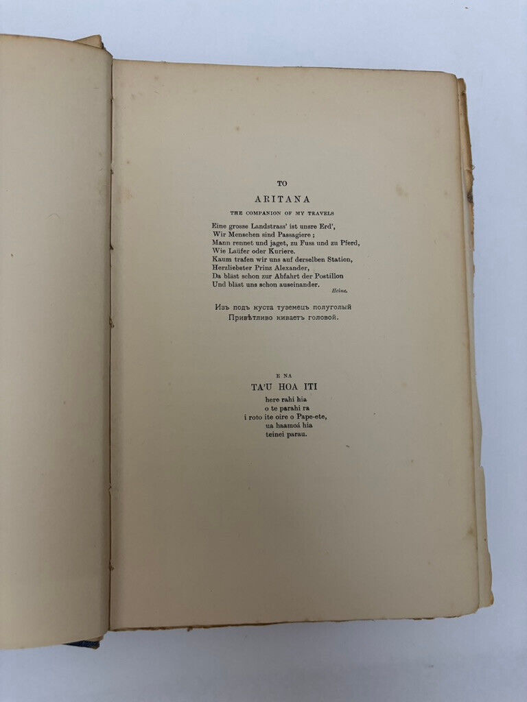 Tahiti by Tihoti George Calderon 1921 First Edition