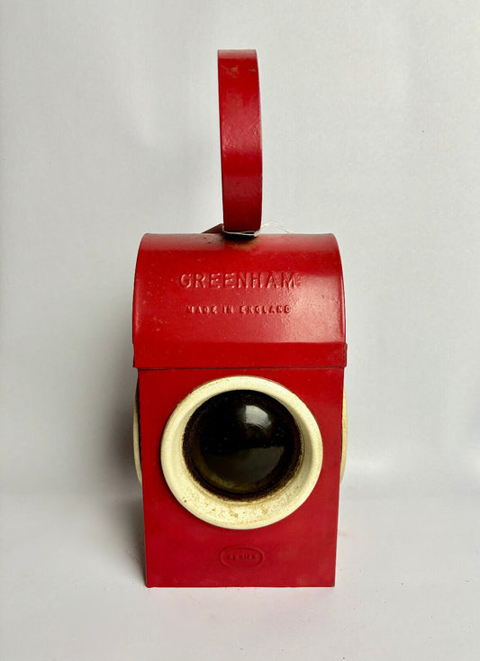 Vintage Red Railway Lantern