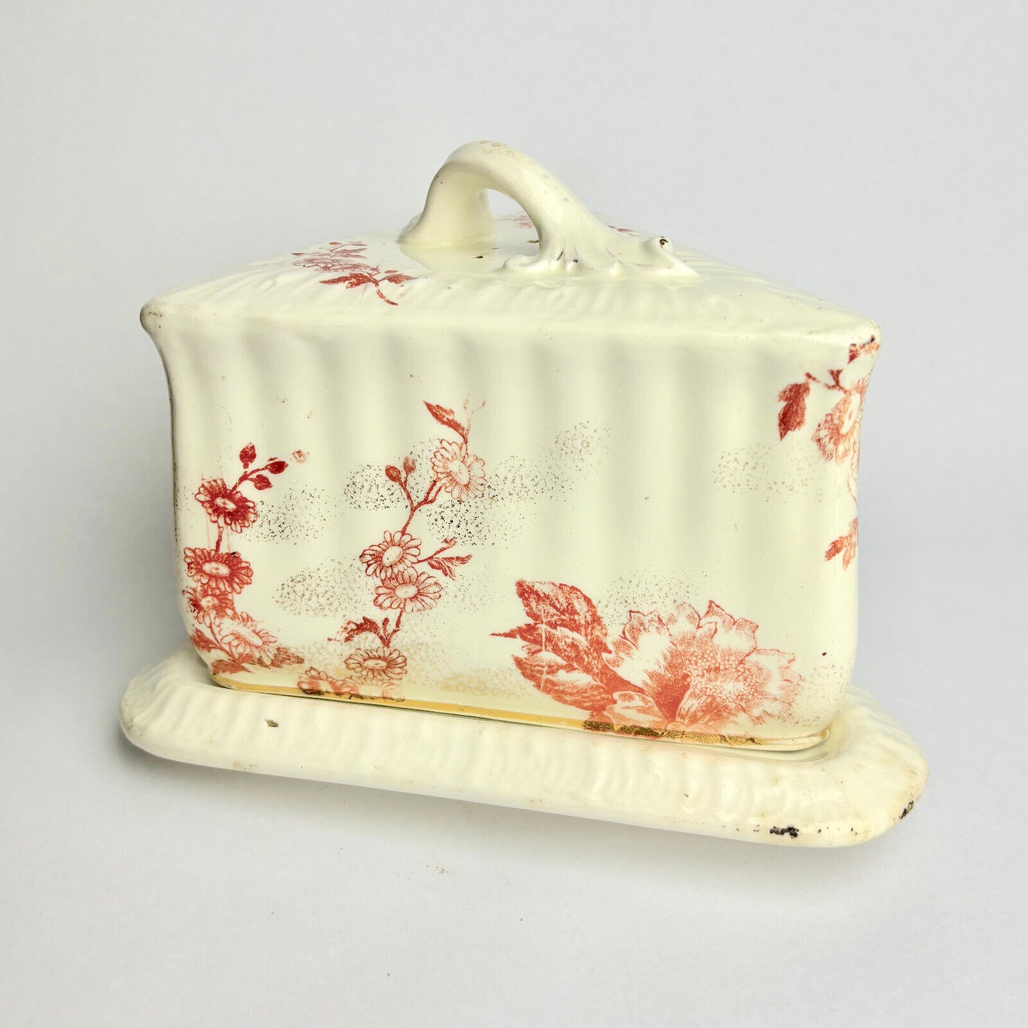 Large Victorian Cheese Dish and Cover