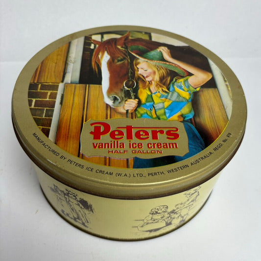 Vintage Peters Ice Cream Tin Perth