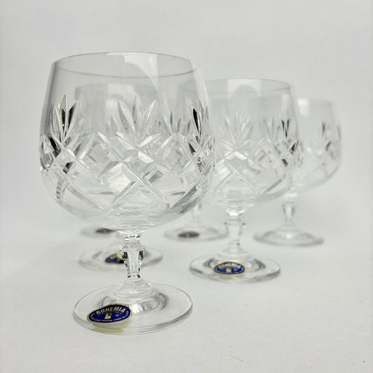 Bohemia Lead Crystal Glass 6pc