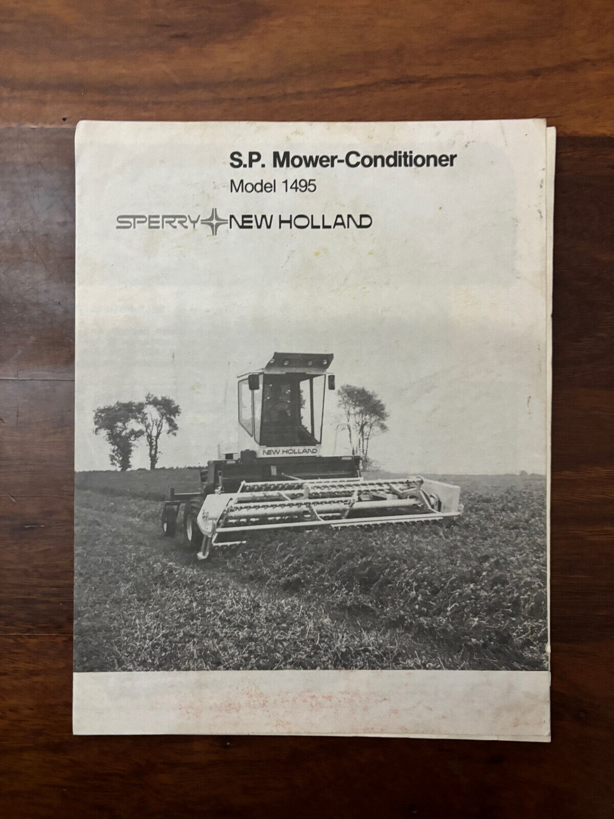 S.P. Mower-Conditioner Model 1495 SPERRY NEW HOLLAND