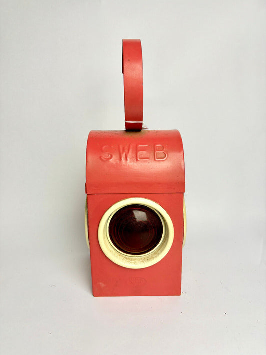 Vintage Red Railway Lantern